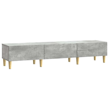 TV Cabinet Concrete Grey 147 x 34.5 x 30 cm Engineered Wood