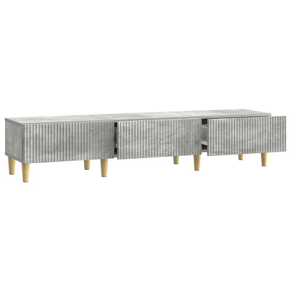 TV Cabinet Concrete Grey 147 x 34.5 x 30 cm Engineered Wood