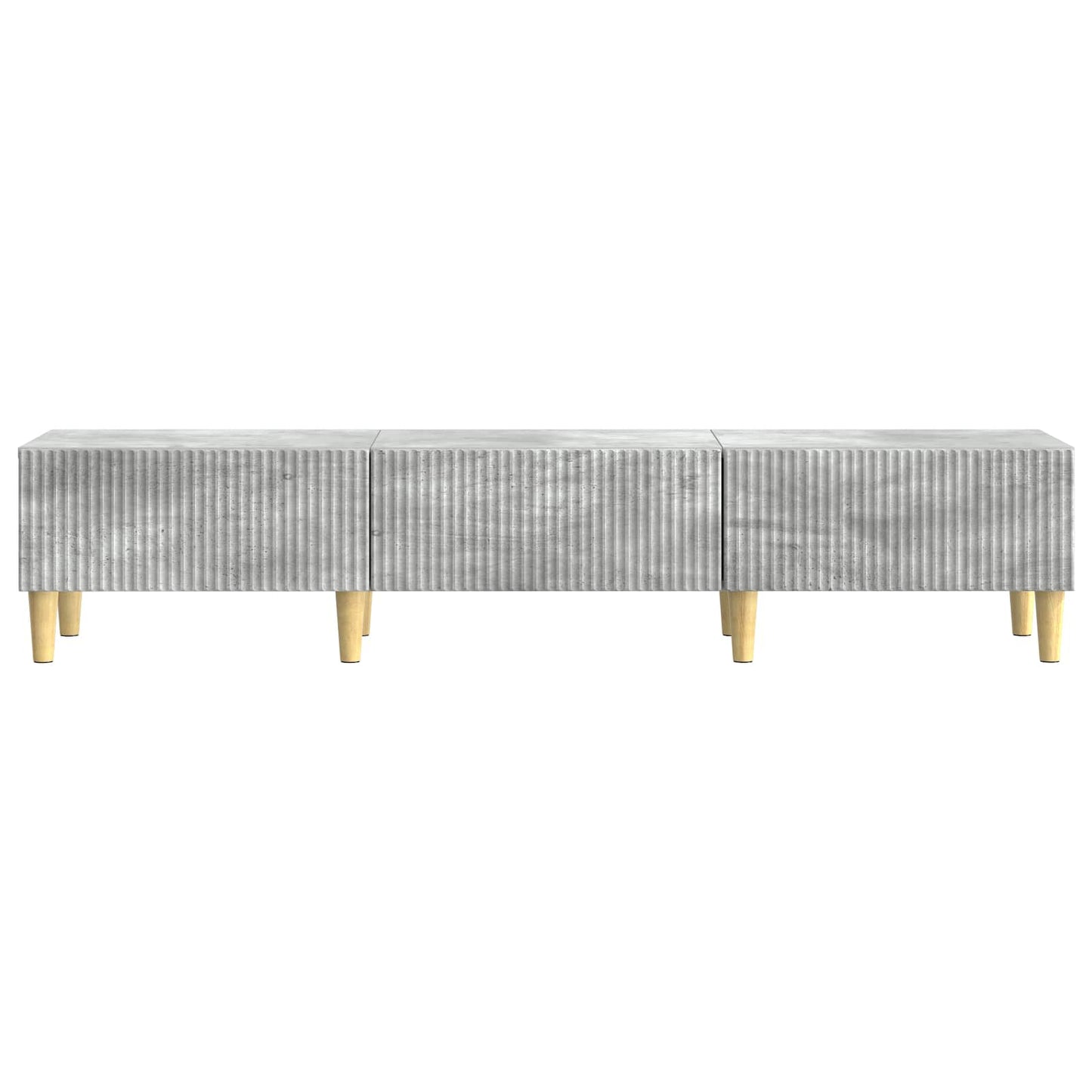 TV Cabinet Concrete Grey 147 x 34.5 x 30 cm Engineered Wood