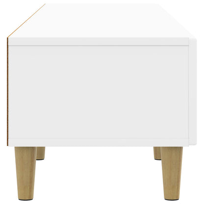 TV Cabinet High Gloss White 147 x 34.5 x 30 cm Engineered Wood