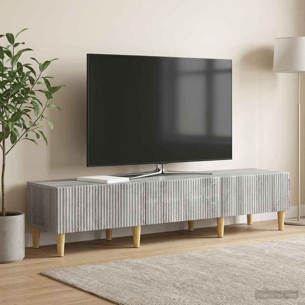 TV Cabinet Grey Sonoma 147 x 34.5 x 30 cm Engineered Wood