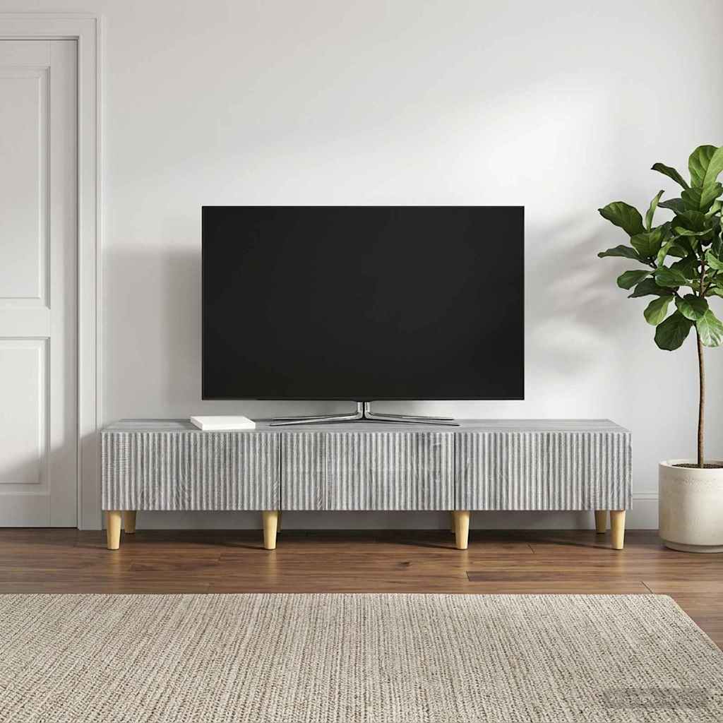 TV Cabinet Grey Sonoma 147 x 34.5 x 30 cm Engineered Wood