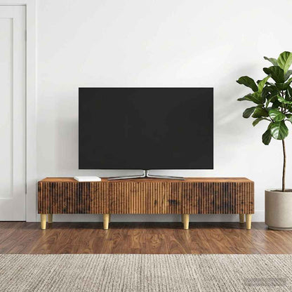 TV Cabinet Old Wood 147 x 34.5 x 30 cm Engineered Wood