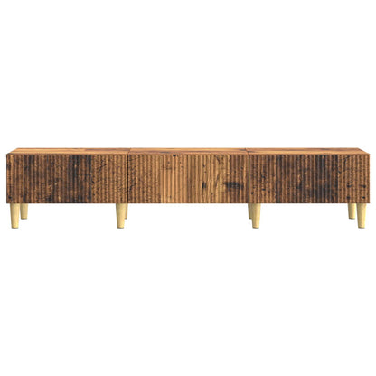 TV Cabinet Old Wood 147 x 34.5 x 30 cm Engineered Wood