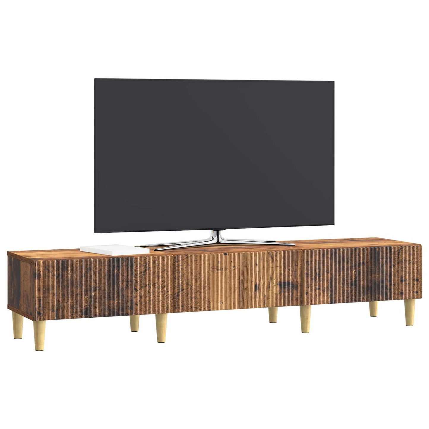 TV Cabinet Old Wood 147 x 34.5 x 30 cm Engineered Wood