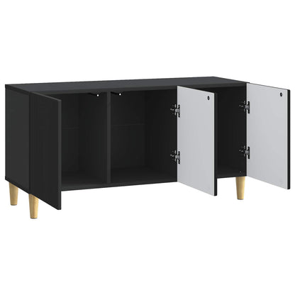 TV Cabinet Black 99 x 34.5 x 50 cm Engineered Wood
