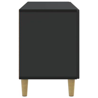TV Cabinet Black 99 x 34.5 x 50 cm Engineered Wood
