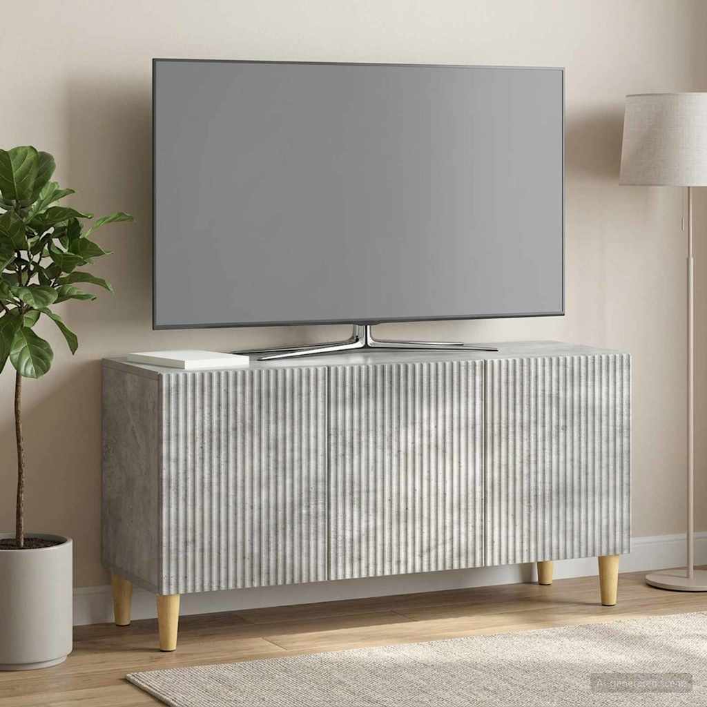 TV Cabinet Concrete Grey 99 x 34.5 x 50 cm Engineered Wood