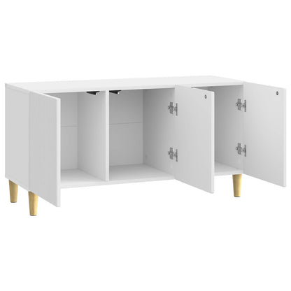 TV Cabinet High Gloss White 99 x 34.5 x 50 cm Engineered Wood