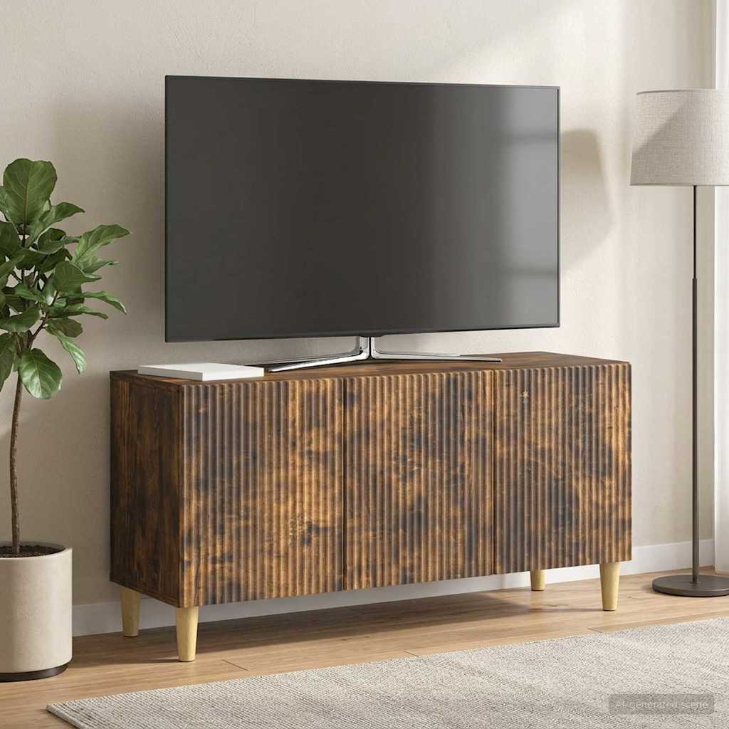 TV Cabinet Smoked Oak 99 x 34.5 x 50 cm Engineered Wood
