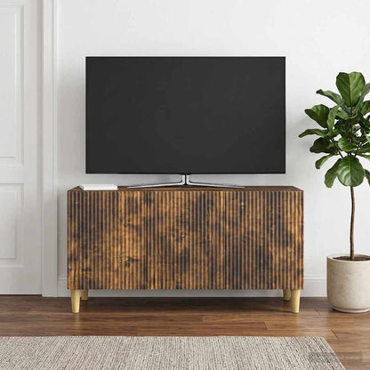 TV Cabinet Smoked Oak 99 x 34.5 x 50 cm Engineered Wood