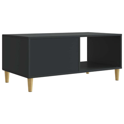 Coffee Table Black 90 x 50 x 40 cm Engineered Wood
