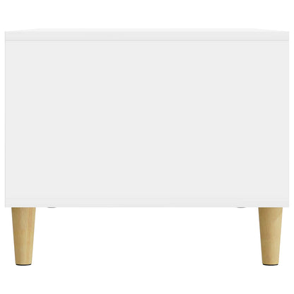 Coffee Table High Gloss White 90 x 50 x 40 cm Engineered Wood
