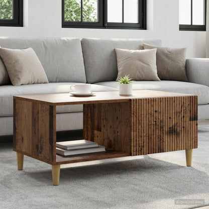 Coffee Table Old Wood 90 x 50 x 40 cm Engineered Wood