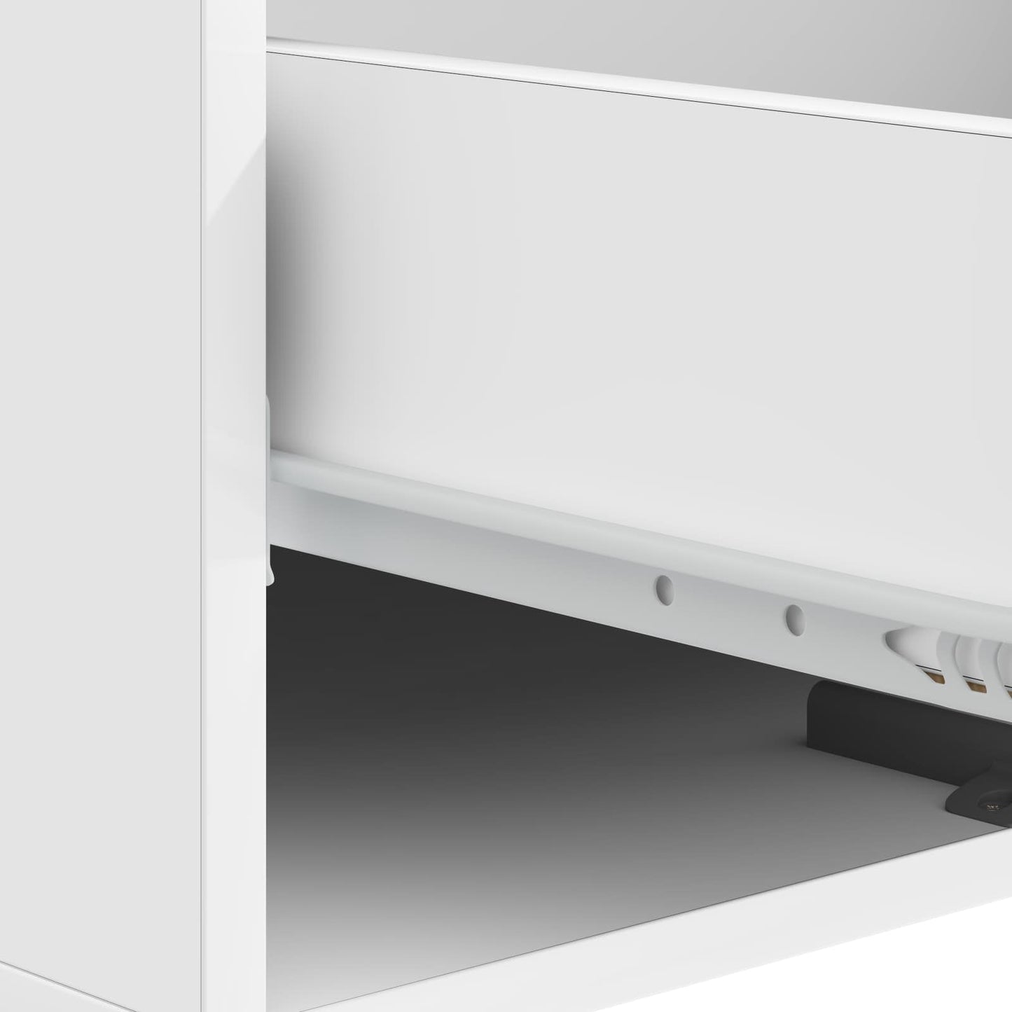 Coffee Table High Gloss White 49 x 50 x 40 cm Engineered Wood