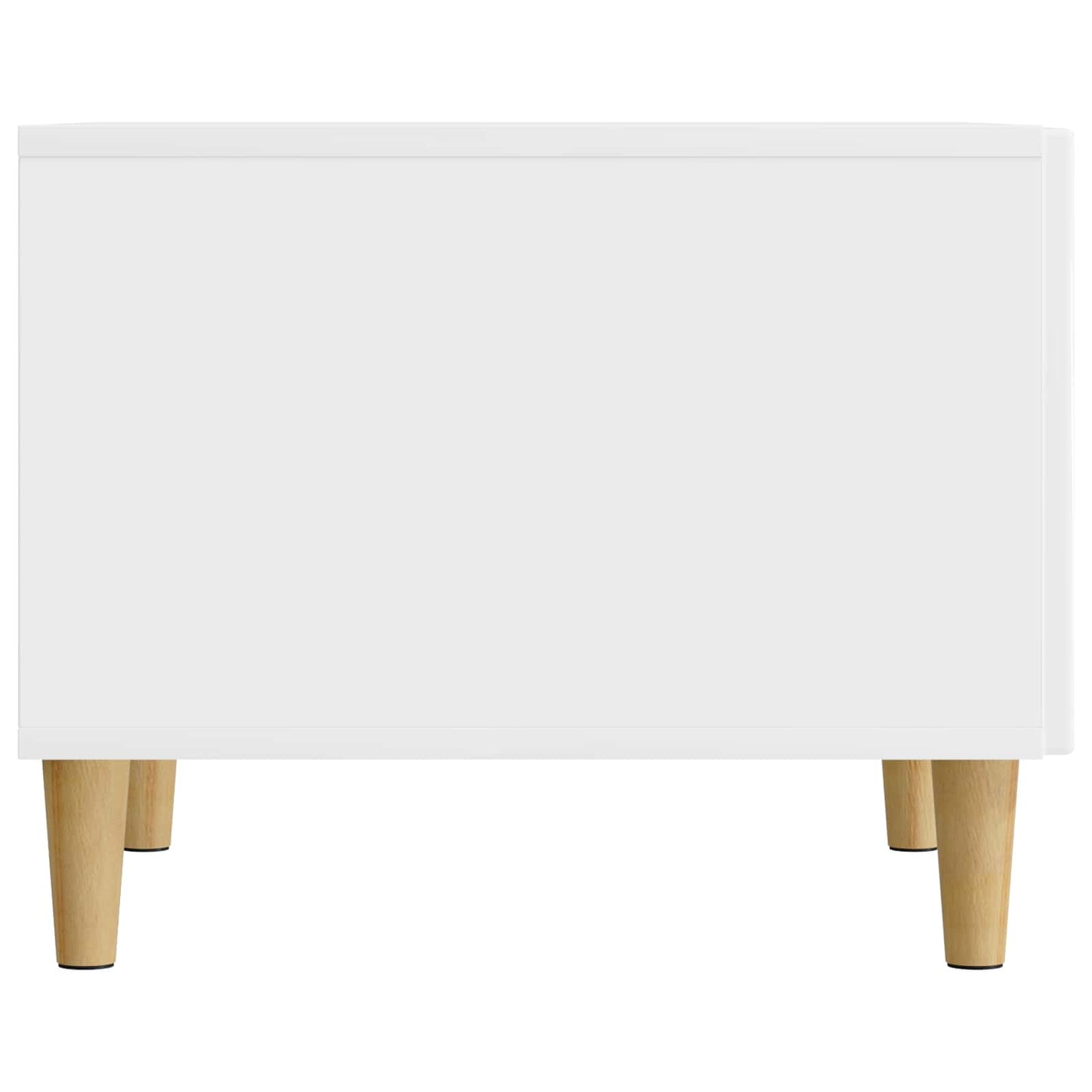 Coffee Table High Gloss White 49 x 50 x 40 cm Engineered Wood