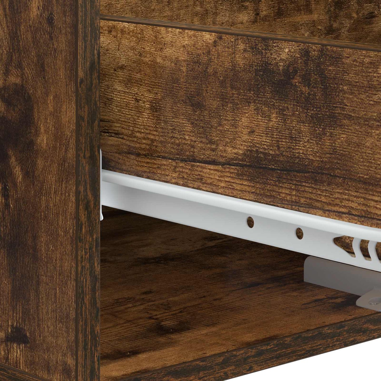 Coffee Table Smoked Oak 49 x 50 x 40 cm Engineered Wood