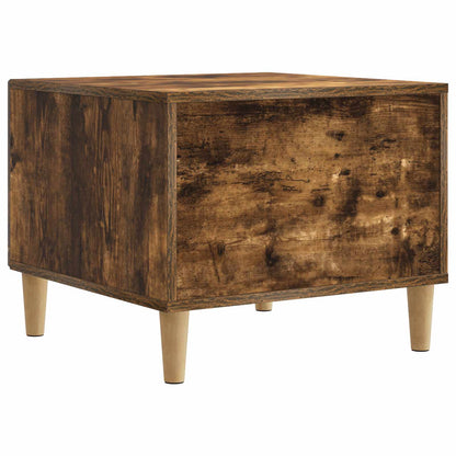 Coffee Table Smoked Oak 49 x 50 x 40 cm Engineered Wood