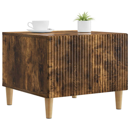 Coffee Table Smoked Oak 49 x 50 x 40 cm Engineered Wood