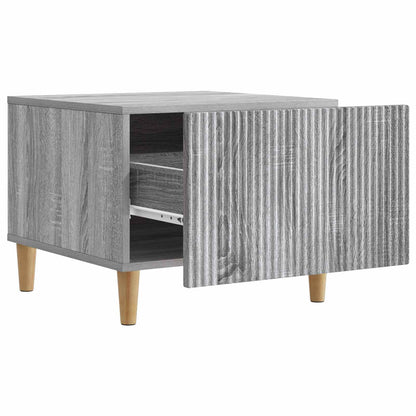 Coffee Table Grey Sonoma 49 x 50 x 40 cm Engineered Wood