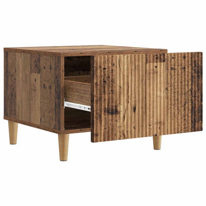 Coffee Table Old Wood 49 x 50 x 40 cm Engineered Wood