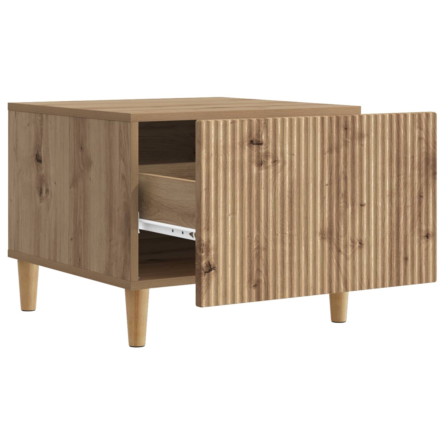 Coffee Table Artisan Oak 49 x 50 x 40 cm Engineered Wood