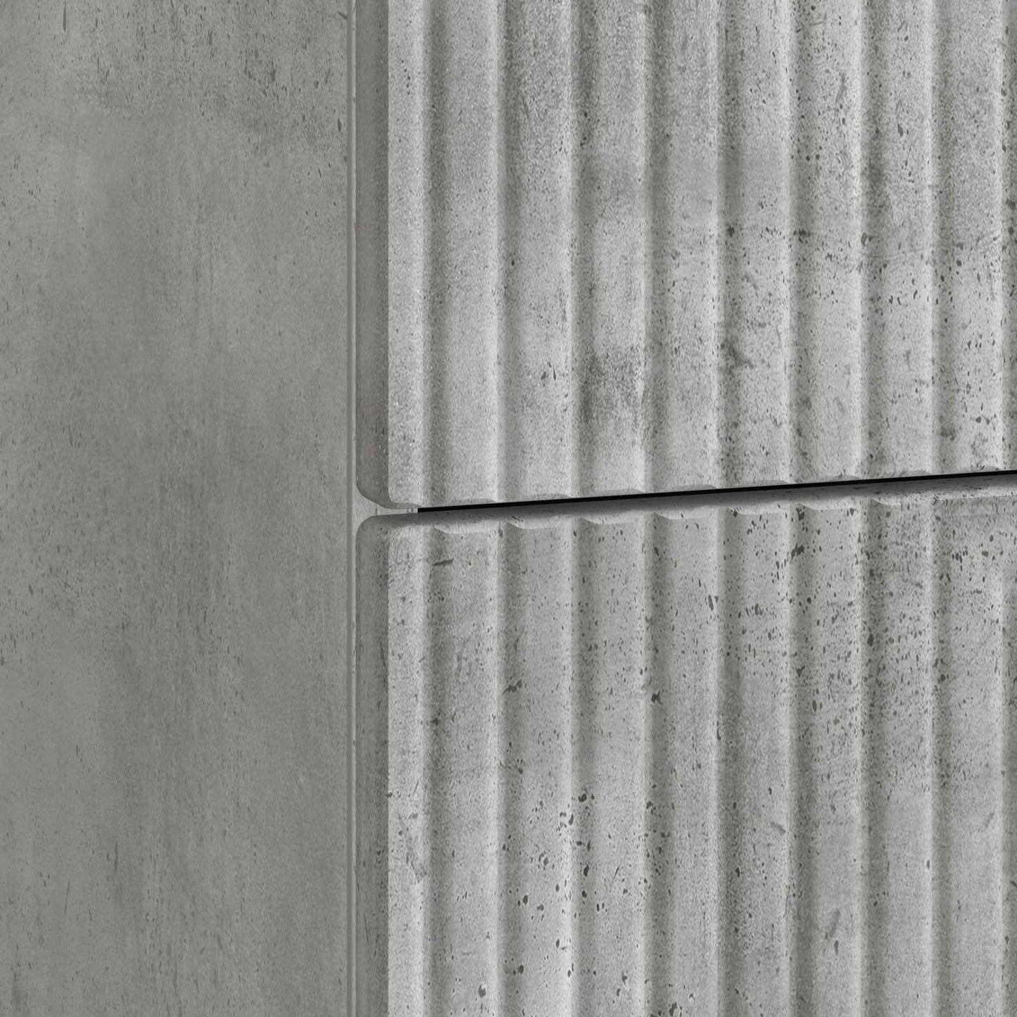 Bedside Cabinet Concrete Grey 43 x 34.5 x 47.5 cm