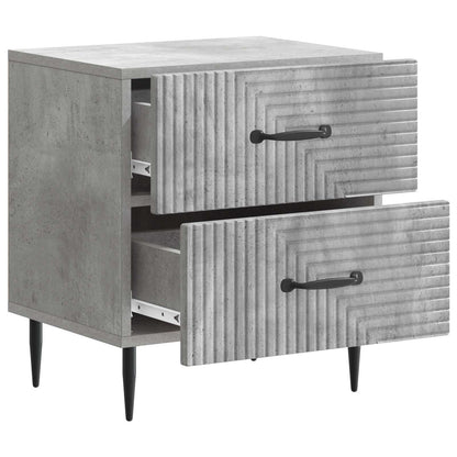 Bedside Cabinet Concrete Grey 43 x 34.5 x 47.5 cm