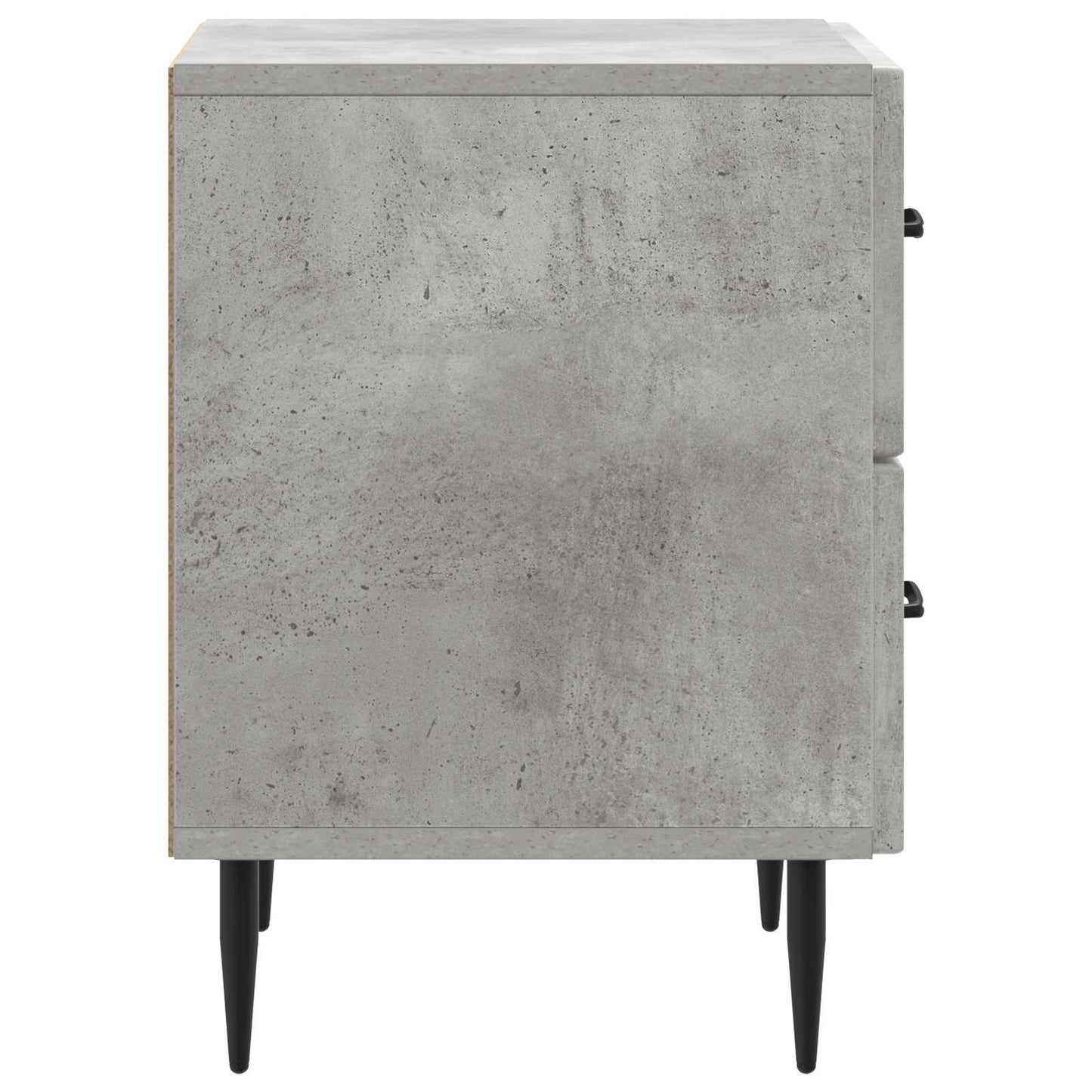 Bedside Cabinet Concrete Grey 43 x 34.5 x 47.5 cm
