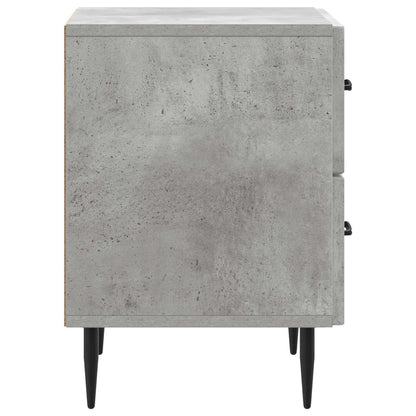 Bedside Cabinet 2 pcs Concrete Grey 43 x 34.5 x 47.5 cm