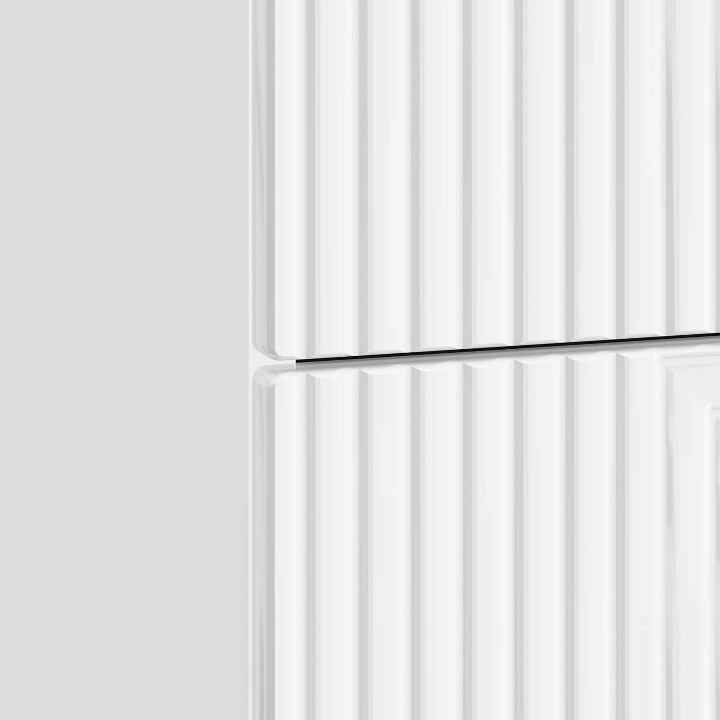 Bedside Cabinet High Gloss White 43 x 34.5 x 47.5 cm