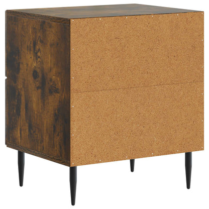 Bedside Cabinet Smoked Oak 43 x 34.5 x 47.5 cm Engineered Wood