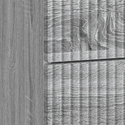 Bedside Cabinet Grey Sonoma 43 x 34.5 x 47.5 cm Engineered Wood