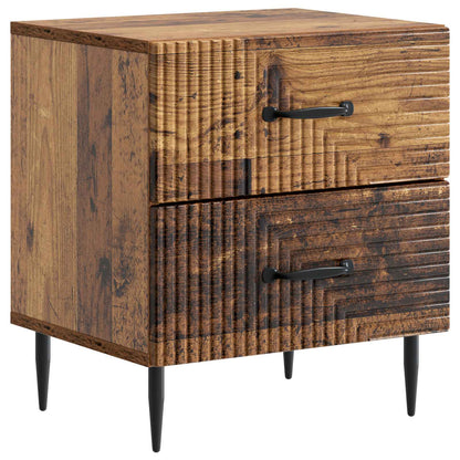 Bedside Cabinet Old Wood 43 x 34.5 x 47.5 cm Engineered Wood