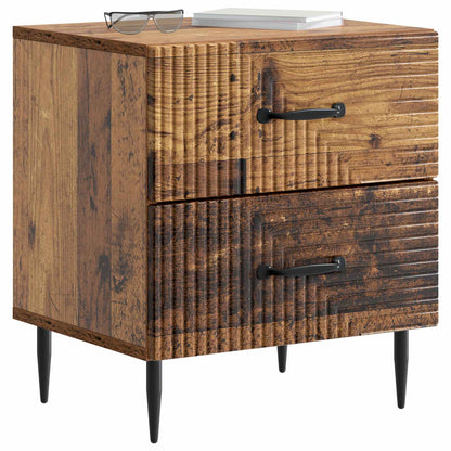 Bedside Cabinet Old Wood 43 x 34.5 x 47.5 cm Engineered Wood
