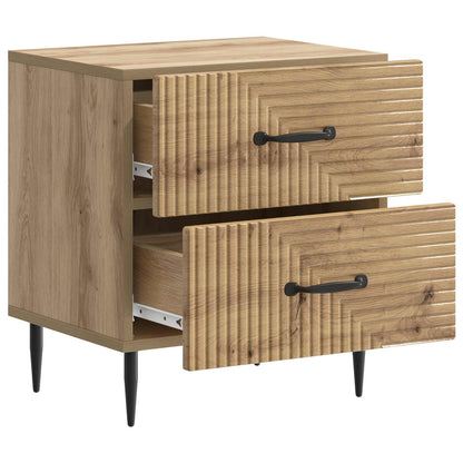 Bedside Cabinet 2 pcs Artisan Oak 43 x 34.5 x 47.5 cm
