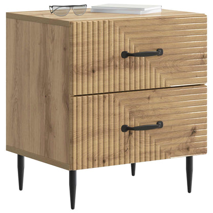Bedside Cabinet 2 pcs Artisan Oak 43 x 34.5 x 47.5 cm