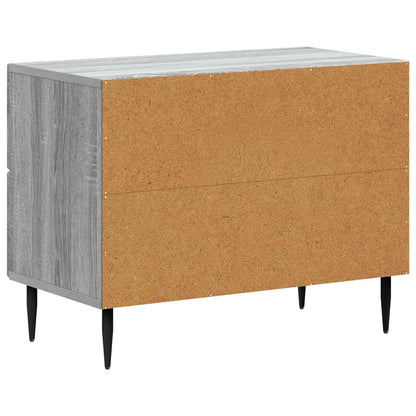 Bedside Cabinet Grey Sonoma 62 x 34.5 x 47.5 cm Engineered Wood