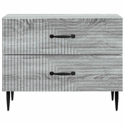 Bedside Cabinet Grey Sonoma 62 x 34.5 x 47.5 cm Engineered Wood