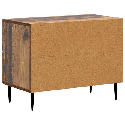 Bedside Cabinet Old Wood 62 x 34.5 x 47.5 cm Engineered Wood
