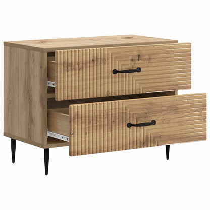 Bedside Cabinet Artisan Oak 62 x 34.5 x 47.5 cm Engineered Wood