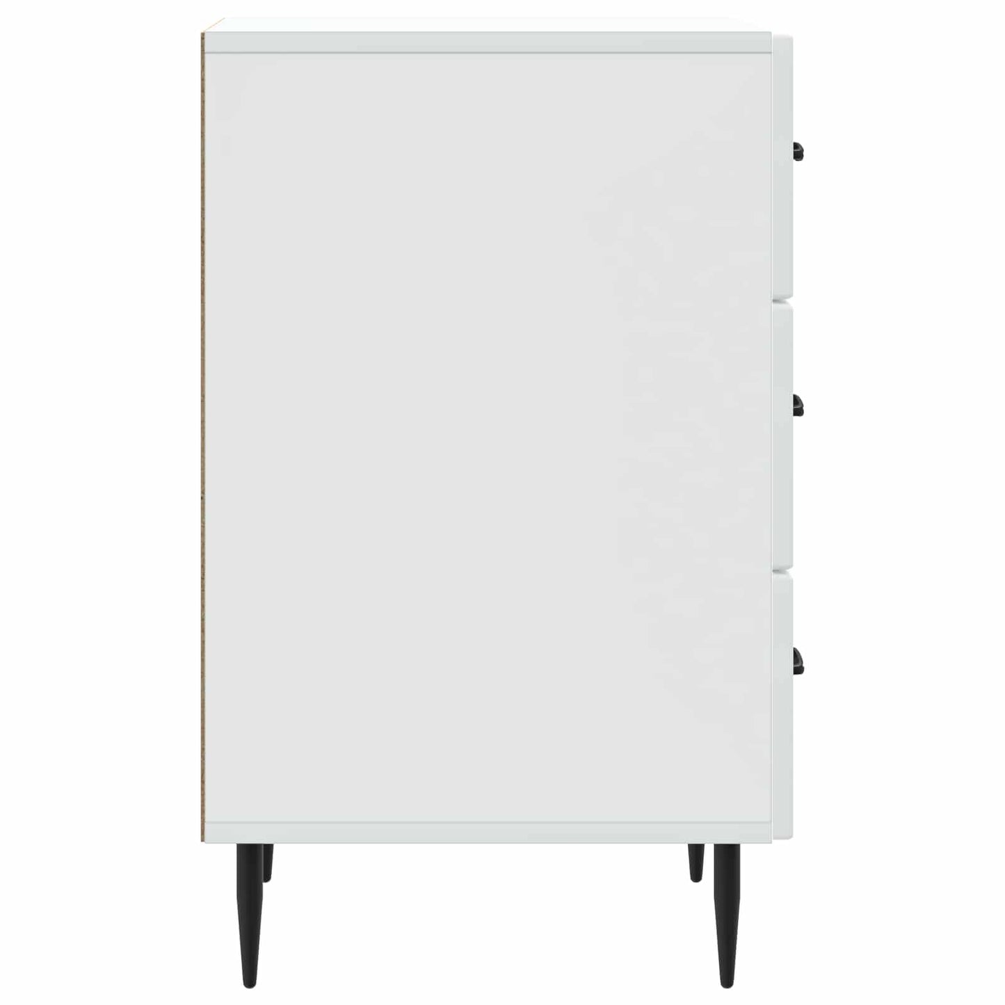 Bedside Cabinet White 43 x 41 x 66.5 cm Engineered Wood