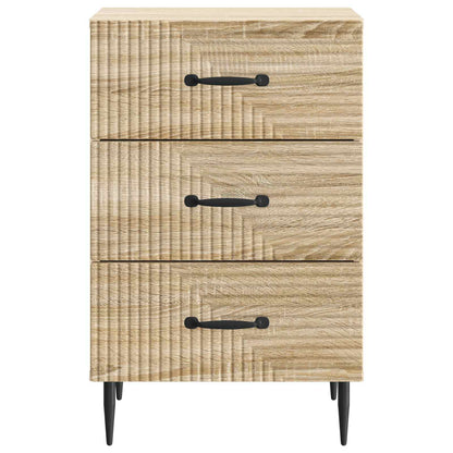 Bedside Cabinet Sonoma Oak 43 x 41 x 66.5 cm Engineered Wood