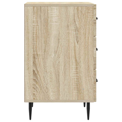 Bedside Cabinet Sonoma Oak 43 x 41 x 66.5 cm Engineered Wood
