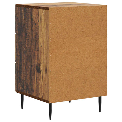 Bedside Cabinet Old Wood 43 x 41 x 66.5 cm Engineered Wood
