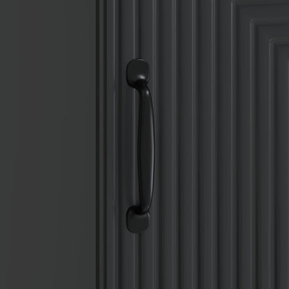 Bedside Cabinet Black 43 x 34.5 x 50 cm Engineered Wood
