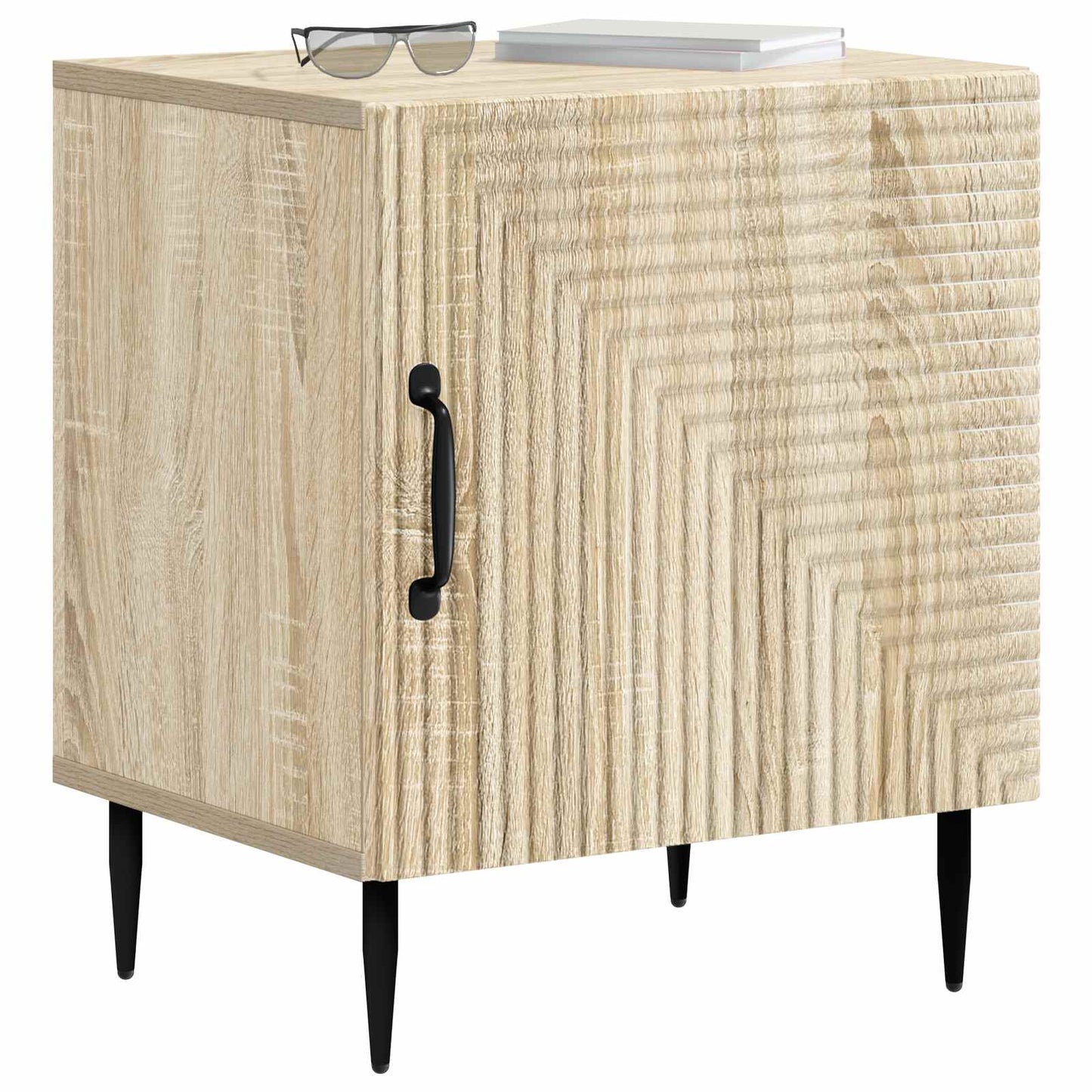 Bedside Cabinet Sonoma Oak 43 x 34.5 x 50 cm Engineered Wood