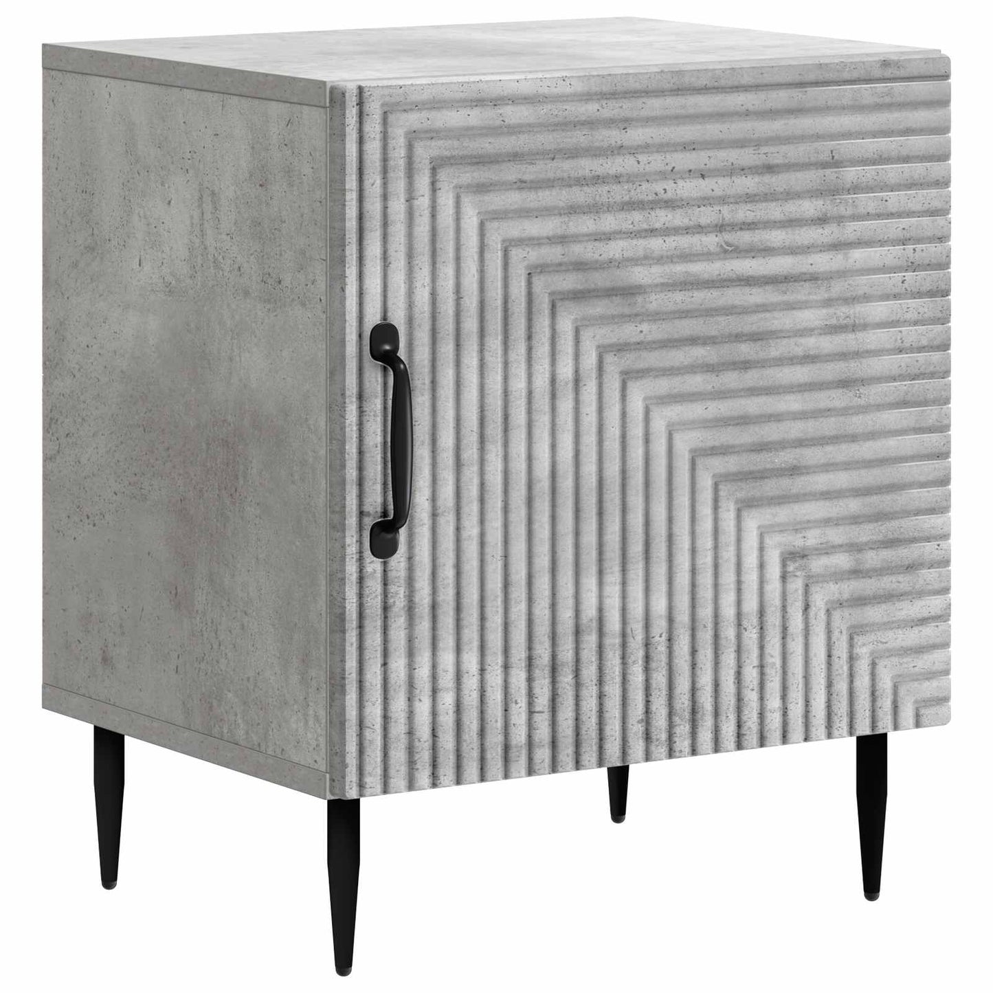 Bedside Cabinet 2 pcs Concrete Grey 43 x 34.5 x 50 cm