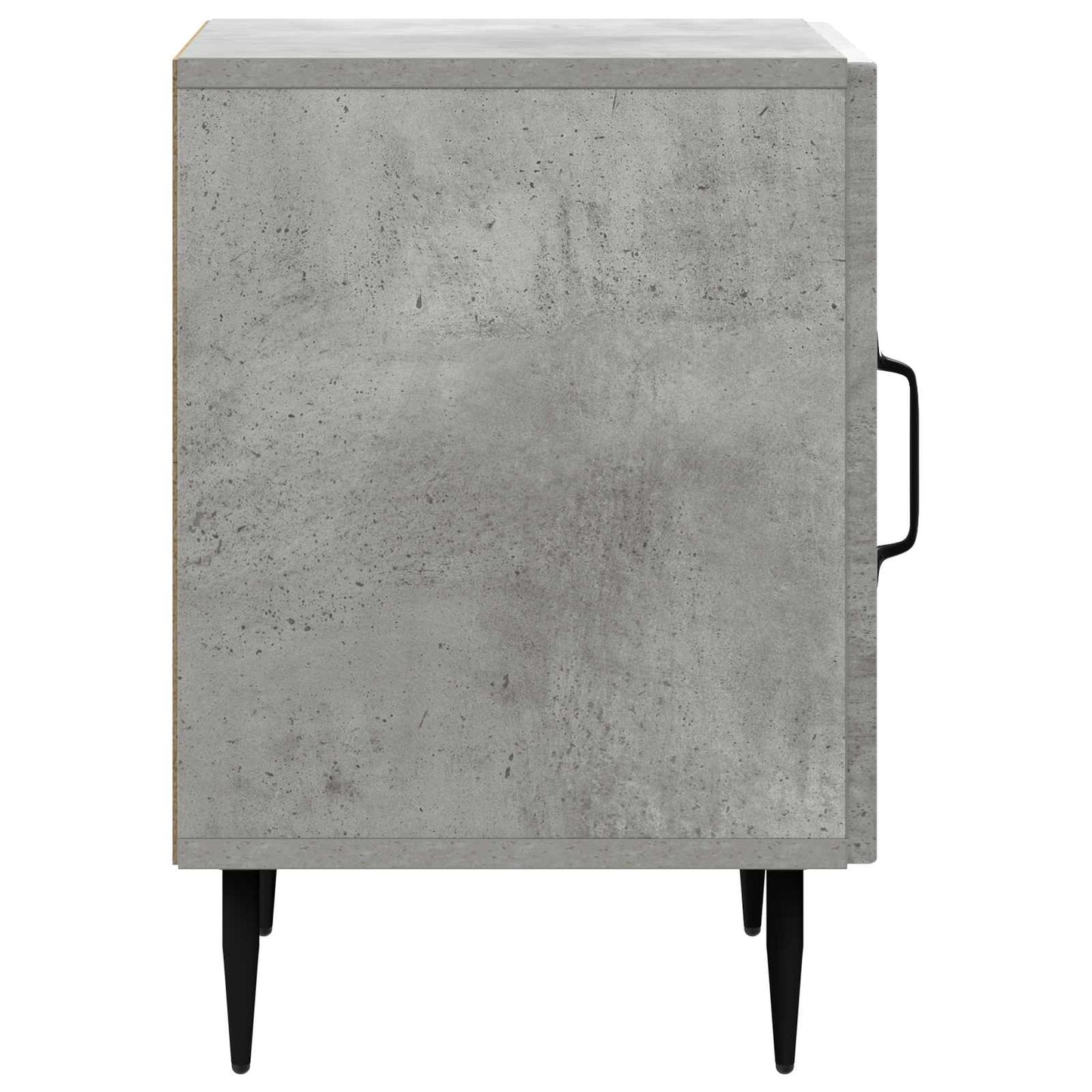 Bedside Cabinet 2 pcs Concrete Grey 43 x 34.5 x 50 cm