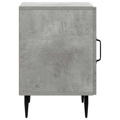 Bedside Cabinet 2 pcs Concrete Grey 43 x 34.5 x 50 cm